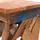 creedwood Hocker Holz 30 x 52 x 30 cm Beige