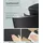 Songmics Mülleimer 68 l Schwarz
