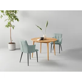 Andas Esstisch »Toarp« Massivholz Eiche Esszimmertisch im Scandi Look, FSC zertifiziert