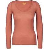 Icebreaker Damen Siren Sweetheart Longsleeve (Größe XL, rot)