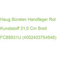 Haug® bürsten Handfeger rot Kunststoff 31,0 cm breit