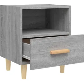 vidaXL Nachttisch Grau Sonoma 40x35x47 cm