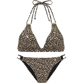 LASCANA Triangel-Bikini Damen Braun 38 Cup A/B