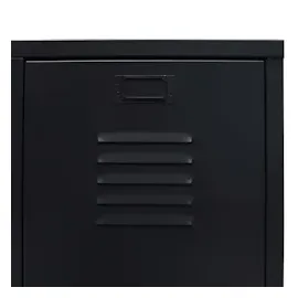vidaXL Drehtürenschrank 67 x 107 x 35 cm schwarz