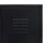 vidaXL Drehtürenschrank 67 x 107 x 35 cm schwarz