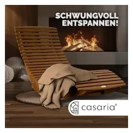 vidaXL Sonnenliege 149 x 60 x 86 cm braun 2 St.