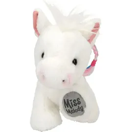 DEPESCHE Miss Melody Plüschpferd 20 cm Weiß