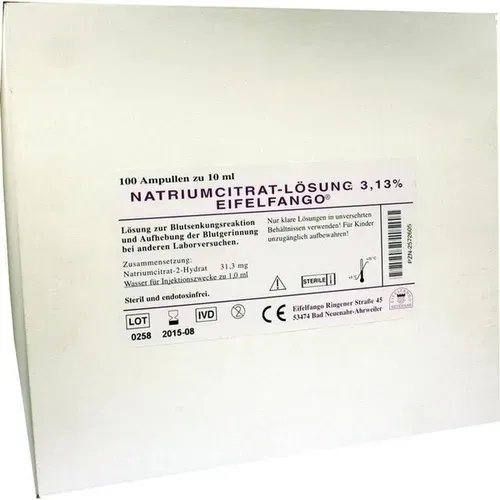 NATRIUM CITRICUM 3,13% Ampullen 1000 ml