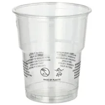 Papstar Plastikbecher 0,2 l Transparent 1250 St.