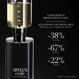 Giorgio Armani Code Homme Eau de Toilette refillable 30 ml