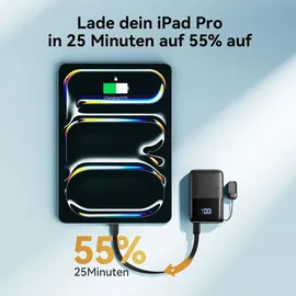INIU Power Bank, Ultra Mini 10000mAh 45W Schnellladen Externe Handyakkus