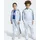adidas SST Trainingsanzug Blau 128