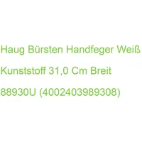 Haug® bürsten Handfeger weiß Kunststoff 31,0 cm breit