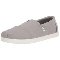 TOMS Herren Alp FWD Flacher Slipper, Grau recycelte Baumwollleinwand,