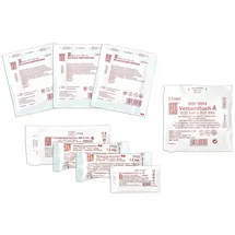 HM Arbeitsmedizin Austauschset Sterilteile für KFZ Auto-Verbandkasten nach aktueller DIN/EN 13164