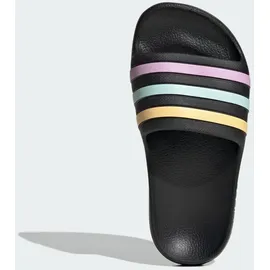 adidas Aqua Adilette Kids Core Black / Orange Tint / Halo Mint 30