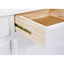 Interlink Sideboard 88 x 87 x 43 cm Weiß
