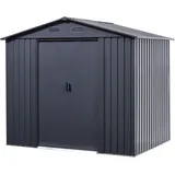 Floraworld Gartenhaus 2 x 2,36 m Anthrazit