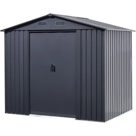 Floraworld Gartenhaus 2 x 2,36 m Anthrazit