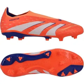 adidas Predator League Laceless FG/MG Herren Signal Coral/Cloud White/Beam Orange 43 1/3