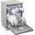 Sharp Standgeschirrspüler QW-NA25F44BI-DE - - 60 cm - Edelstahl