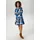 Aniston CASUAL Tunikakleid Grafisch Marine/Royalblau/Hellblau/Wollweiß/Dunkelbeige 38