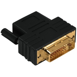 Hama Hama Kompaktadapter DVI D Stecker HDMI Kupplung Schwarz Audio- & Video-Kabel