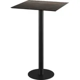 Essentials Urban Klapptisch 70 x 70 x 109,2 cm Schwarz
