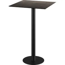 Essentials Urban Klapptisch 70 x 70 x 109,2 cm Schwarz