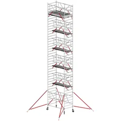 Altrex RS Tower 55-S mit Safe-Quick® 12,8m Arbeitshöhe Holz-Plattform 3,05m
