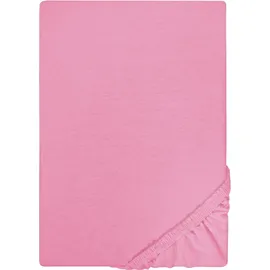 biberna 0077155 Jersey 180 x 200 - 200 x 200 cm pink