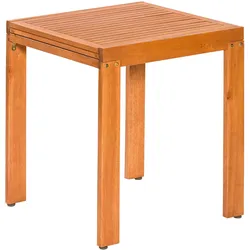 Balkontisch aus Eukalyptus, natur