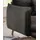 Home Affaire Loveseat HOME AFFAIRE "Lazio", grau (anthrazit), B:111cm H:101cm T:167cm, 100% Polyester, Sessel, moderner Sessel mit einer bequemen Polsterung, 2 Stk. Zierkissen