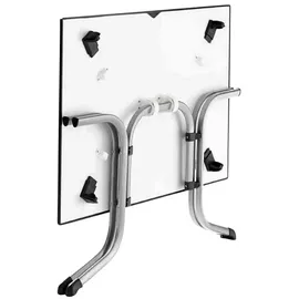 Sieger Boulevard-Klapptisch mit vivodur-Platte 140 x 90 x 73 cm graphit/schieferdekor anthrazit
