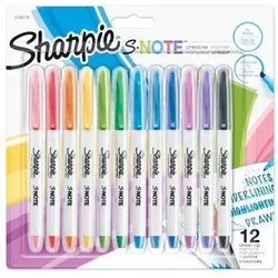 1x12 Sharpie Kreativmarker S-Note 12 Farben