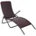 furnicato Sonnenliege 61 x 61 x 0 cm Braun