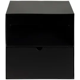 VCM Nachtschrank Joliet 30 x 25 x 30 cm Schwarz