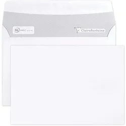 Clairefontaine 2000x Umschl C6 80g weiss- Weiß 59360C