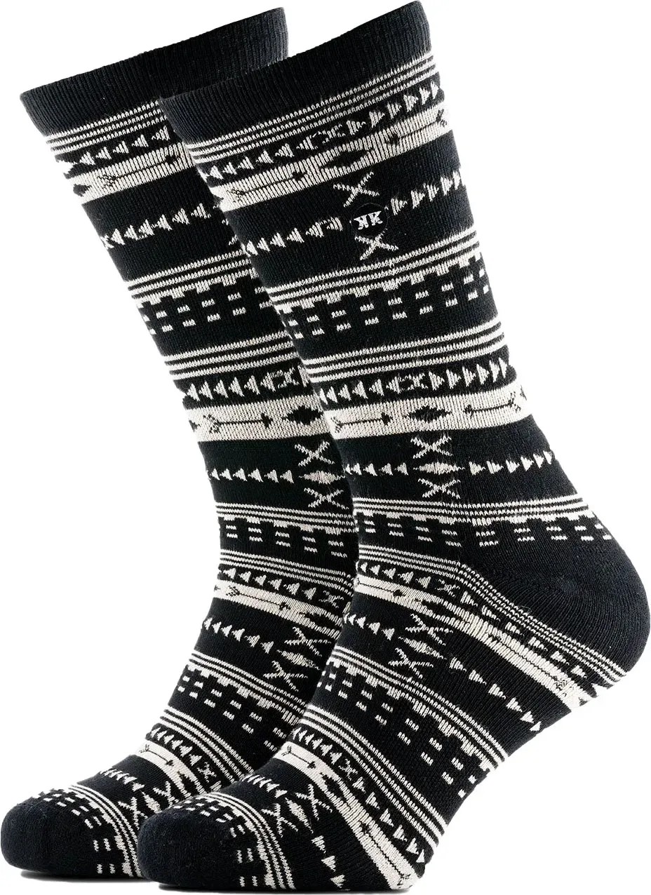 Rokker Boho Rokk, Socken Unisex - Schwarz/Weiß - 44-47 EU