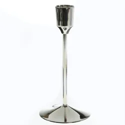 Stabkerzenhalter Kerzenständer Tafelkerzenhalter Kerzenhalter silber 15,5cm