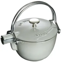 STAUB France Teekessel Wasserkessel 16,5 cm aus Gusseisen graphitgrau