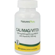 Nature's Plus Cal/Mag/Vit D3 with Vitamin K2 Tablets 90 St.