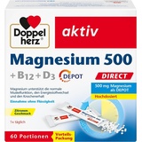 ✅ Doppelherz Magnesium 500 + B12 + D3 DIRECT DEPOT Magnesium für Muskeln 60 St ✅