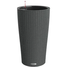 LECHUZA Cilindro Cottage Komplettset Ø 32 x 56 cm granit