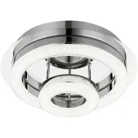 GLOBO Kristalle Modern 1x LED 18,0 W rund Chrom