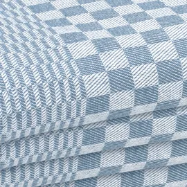 casativo 10er-Set Grubentücher hellblau, Geschirrtücher 45 x 70 cm (70 x 50 cm)