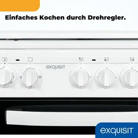 Exquisit Standherd, EH 9-3-090 weiss