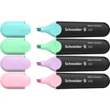 Schneider Job Pastell Textmarker 4 St. rosa/türkis/mint