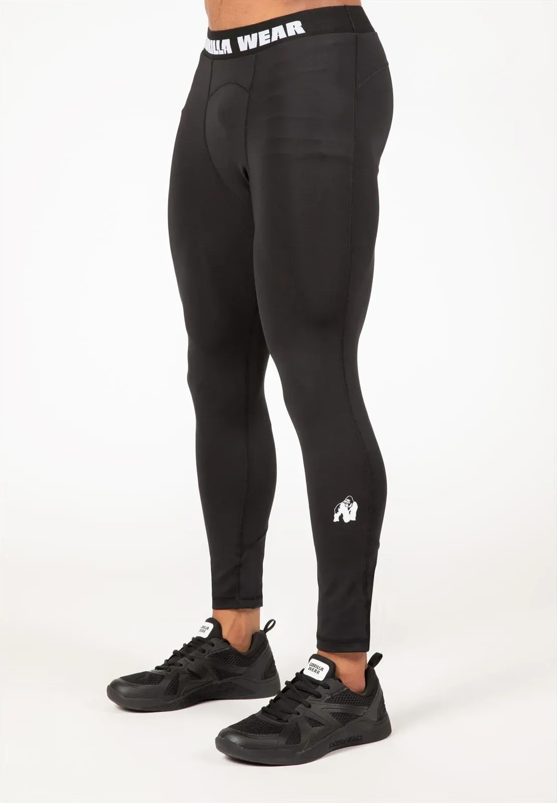 Columbus Männer-Leggings - Schwarz - XL
