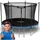 OEM Trampolin Gartentrampolin 312 cm Schwarz